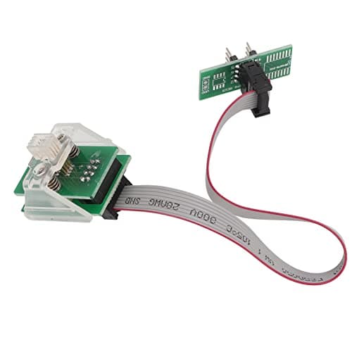 Ausla Chip Anti Theft Data Reading Adapter, Metal 8Pin Socket Clip for FEM BDC 95128 95256, Easy Install for Vehicle Data Transfer — view 2