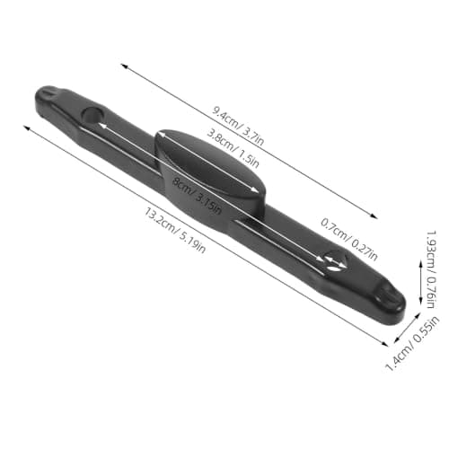 Housoutil Suitcase Handle Button Repair Kit for Luggage Handle Black Plastic Material with Antislip Surface Easy DIY Install to Restore Telescopic Function — view 2