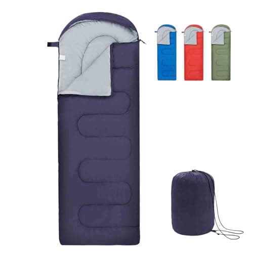 Lightweight Camping Sleeping Bag for Adults and Kids,3 Season(0.95kg)