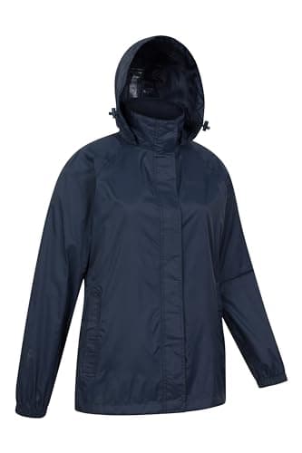 Mountain Warehouse Pakka Womens Waterproof Rain Jacket Navy 16 — view 2