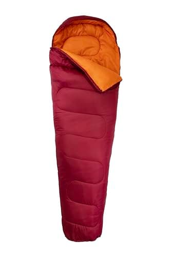 Vango Saturn 250 Single Sleeping Bag for Adults [Amazon Exclusive], 2 Season, Mummy Design Holds Insulation, Smaller Pack Size for Camping Trips, Festivals, Outdoors, Raspberry — view 3