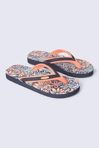 Animal Swish Kids Flip-Flops - Slip-on & Lightweight Footwear with Soft Padded Straps for Boys & Girls - Best for Spring, Summer, Beach & Outdoors Coral 3 — view 2
