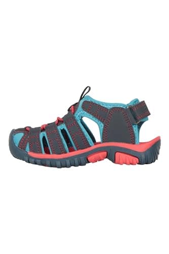 Mountain Warehouse Bay Junior Shandals - Neoprene Sandals, Kids Beach Footwear, Cushioned Midsole Childrens Shoes - Spring Summer, Poolside, Beach, Travelling Dark Blu 8 — view 5