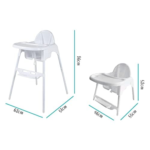 2-in-1 Baby Highchair and Low Chair by Babyway — view 3