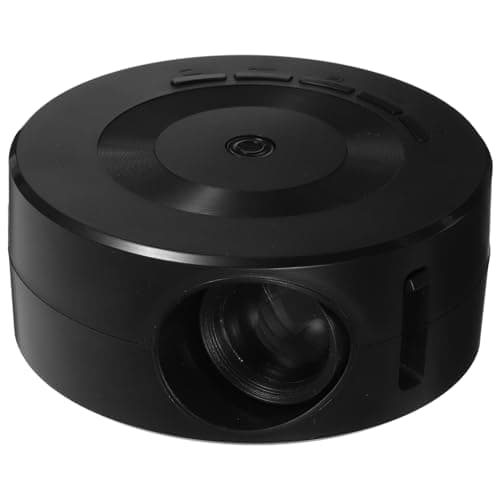 jojofuny Portable Mini Projector for Home Theater Supported Built Speaker Wireless Screen Mirroring Compact Design for Boys and Girls and Travel