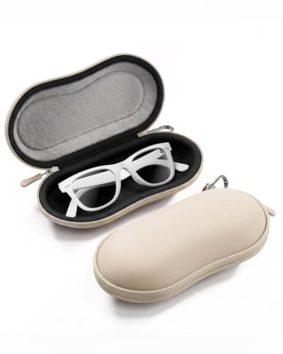 ProCase Sunglasses Case, Hard Shell Glasses Case for Men Women -Beige