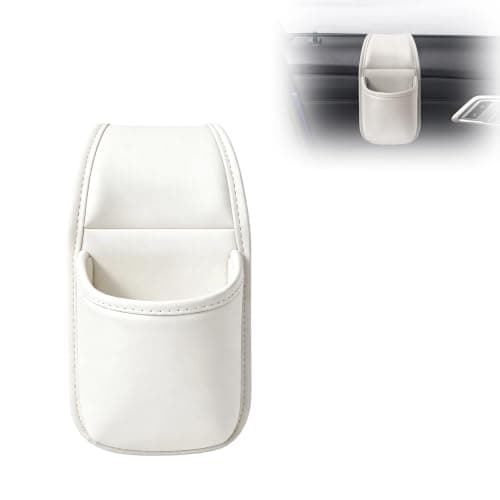 FANGZESHI Daily Commute Car Door Pocket Organizer, White
