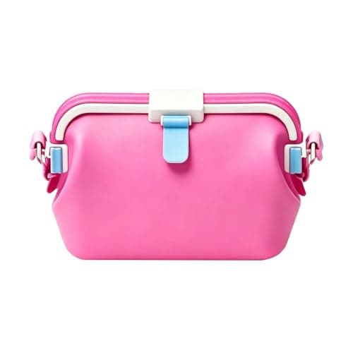 Women Summer Huggea Bag, Waterproof Foldable Silicone Crossbody Tote Large 67.63oz Beach Handbag Purse