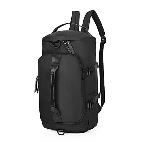 Light Foldable Unisex Sport Weekend Travel Eco Fitness Bag Overnight Bags Duffle Bag Woman Choice Luggage Set (Black, One Size) — view 4