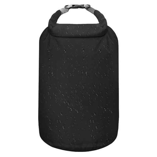 Desoto Dry Bag Waterproof Rucksack Beach Bag Lightweight Bags (Black, 10L)