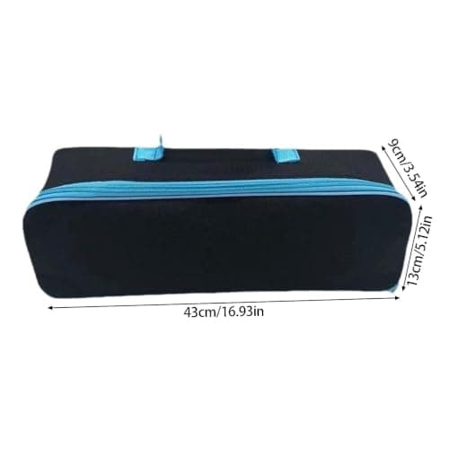 MCAOAL Road-Trip Car Vacuum Organizer Bag Oxford Fabric, Red — view 3