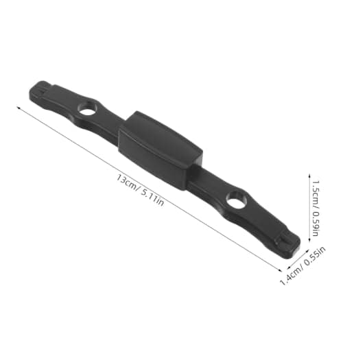 Hemobllo Suitcase Handle Repair Kit Black Plastic Replacement Button for Telescopic Luggage Handle with Wide Compatibility and Enhanced Stability Suitable for Travel and Train Stations — view 2