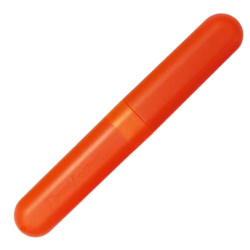 Toothbrush Case Travel Cover ~ Plastic, Store Brushes on Holidays (Orange)