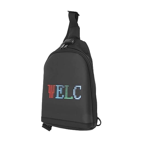 Fashion Sling Bag LED Display Fanny Pack with Programmable Screen Connection for SPOTLED App Oxford Cloth Material for Waist Packs — view 5