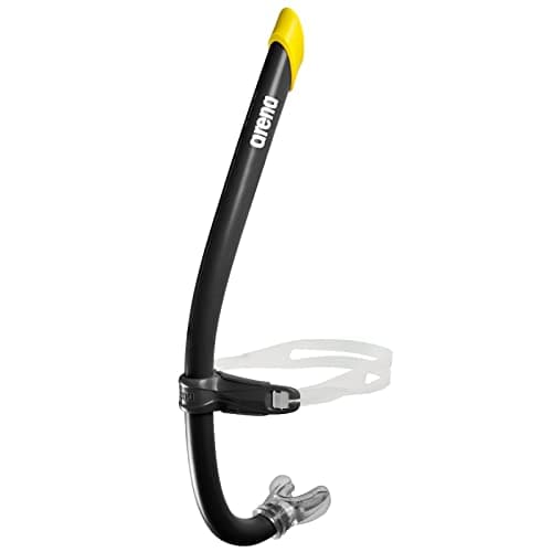 ARENA Swim Snorkel Pro III Adult Unisex, Swimming Snorkel with Two Mouthpieces and Two Air Regulators Included, For Sea and Pool Training, Precision Adjustment with Buckle