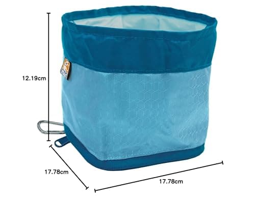 Kurgo Zippy Bowl, 48oz, Coastal Blue — view 6