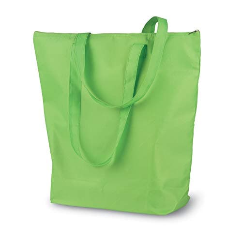 PromotionGift - Reusable Foldable Cooler, Shopping, Beach Bag Light and Durable, with Inner Aluminium Lining for Perfect Cooling Function - 25L (lime) — view 3