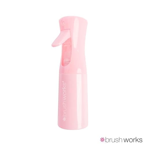 Brushworks Continuous Mist Water Spray Bottle 200ml (Pink) - Ultra Fine Mist Spray Bottle for Hair, Barbers, Salons, Plants & Cleaning, Great for Curly Hair, Detangling & Styling — view 6