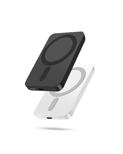 Miady 2 Pack Ultra Slim Magnetic Wireless Portable Charger 5000mAh