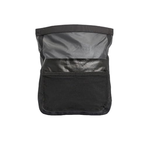 Red Original Unisex PFC-Free Waterproof Cross Body Bag - Lightweight, 100% Recycled Fabric, Practical Storage for all Weather, Walking, Boating, Cycling, Hiking, Camping, Beach (Obsidian Black, 7L) — view 5