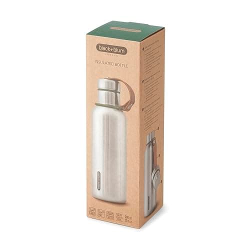 Black + Blum Insulated Wide Spout Water Bottle | Leak Proof | 500ml | Olive — view 2