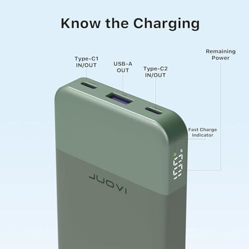 JUOVI Power Bank 10000mAh 35W Portable Charger — view 3