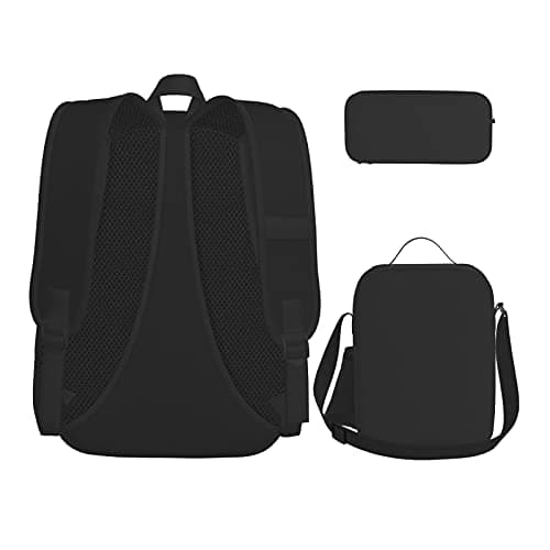 3 in1 Travel Laptop Backpack with Lunch Bag and Pencil Case Casual Daypack — view 2
