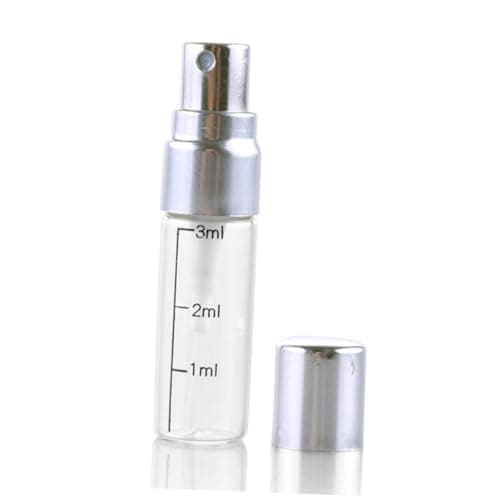 PartyKindom 6 Pack 3ml Glass Scale Spray Bottle for Makeup and Skincare