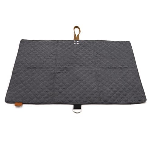 Paws&Co Dog Blanket for Travel, Foldable, Portable, Perfect for Camping, Picnic, Outdoor (Grey, 75 x 50 — view 3