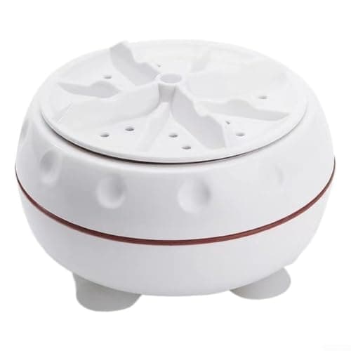 Portable for mini Washing Machine USB Rechargeable for Socks Underwear - Compact Travel Washer with Timer for Dorms Hotels Camping White 5.7x9.7cm — view 5