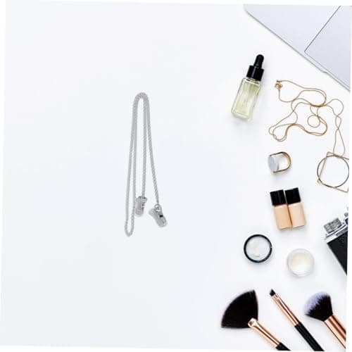 JEWEDECO Glasses Chain Silver Iron Clip Eyewear Retainer Strap for Women — view 4