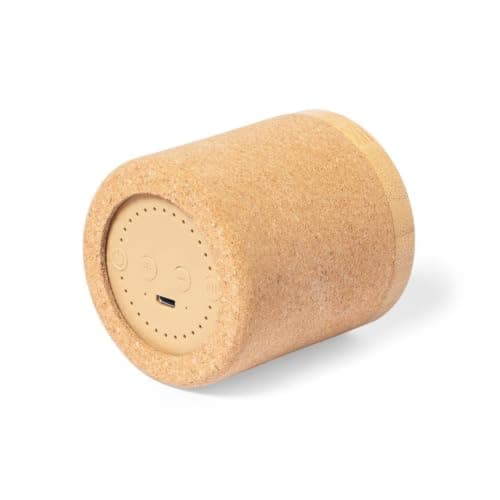 Sawfish Personalised Speaker Mirintex Portable Cork & Bamboo Bluetooth Speaker – Type-C Charging, Rechargeable, Natural Design — view 5