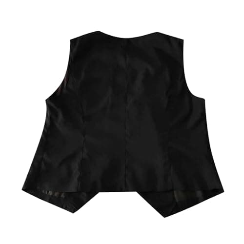Men's Outdoor Fleece Vest Lightweight Warm Sleeveless Jacket Windproof Softshell for Hiking Camping, Breathable Thermal Layer, Secure Zip Pockets (Black, XL) — view 2