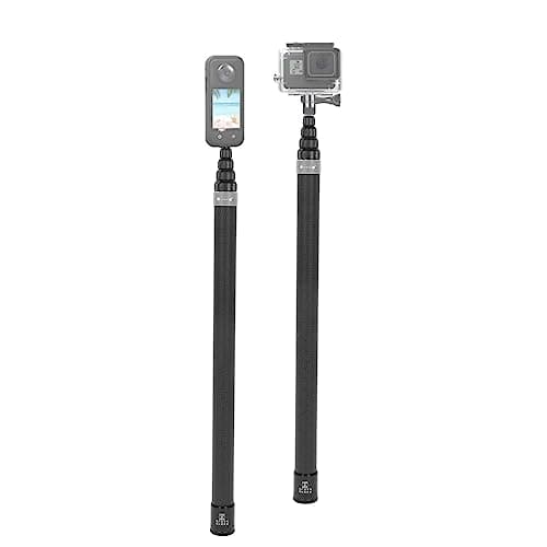 Odorkle Carbon Fiber Selfie Stick Extendable Camera Accessory 44 to 300cm — view 3