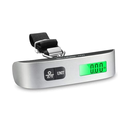 YIXANNX Scale Portable 50KG Electronic LCD Digital Weight Hanging Hook Balance Luggage Precise Baggage Steelyard for Household