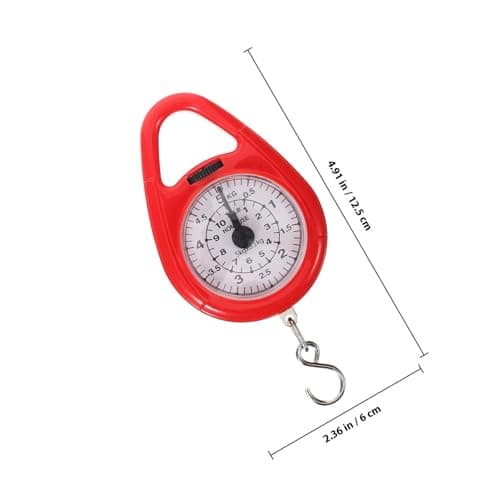 Hoement Luggage, Featuring Practical Plastic Abs Hook Construction Portable Mini Scale with 5kg Capacity Steel Stylish Design for Shopping Fishing Use — view 2