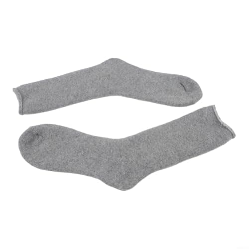 3 Pairs Thermal Wool Socks Lightweight Warm Layer(black) — view 4