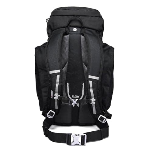 Berghaus Men's Arrow 30 Litre Rucksack | Compact, Breathable Backpack, Travel and Camping Bag | Rain Cover Hiking Packs, Black/Extrem Red, One Size — view 3
