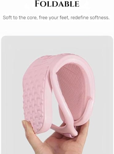 ZBH1985 Detachable Travel Slippers - Packable Unisex Slides for Hotel, Gym & Beach | Non-Slip, Quick-Dry Waterproof Shower Shoes — view 5