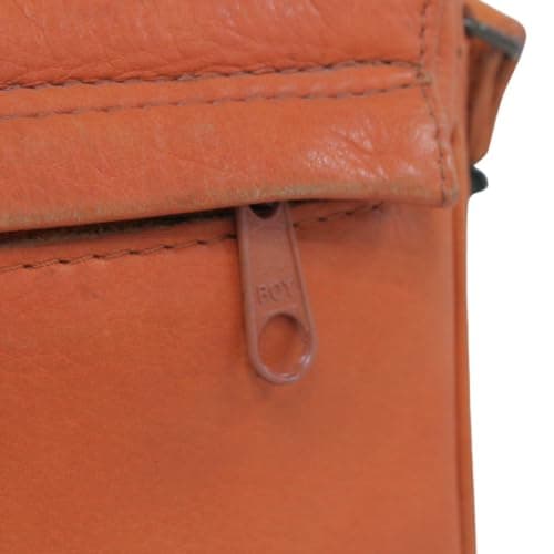 Luigi's Genuine Leather Cross-Body Bag – Adjustable Strap, Magnetic Lock, Zipper Pockets, Elegant Design(Tan) — view 5