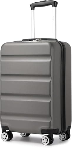 Kono Medium Suitcase Expandable ABS+PC Hard Shell Travel Check in Luggage
