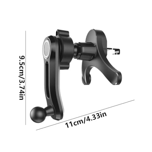 Jvjggag Phone Holder Car Vent Anti-Shake Spring Clamp Universal Hands Free — view 4