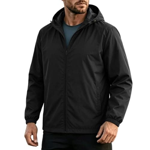 Waterproof Jacket Packable Packaway Hood Lightweight Waterproof Jacket