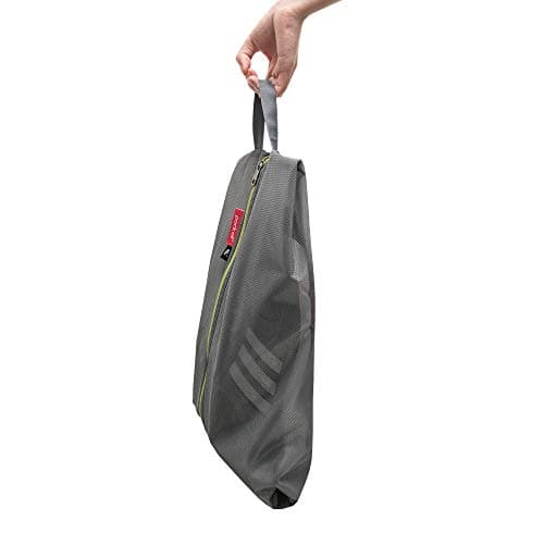pack all Plus-Sized Shoe Bags for Travel, Water Resistant Shoe Pouch, Grey — view 2
