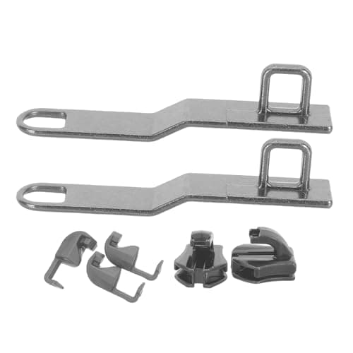 Mobestech Zipper Repair Kit Adaptable with 2 Sets Zinc Alloy Zipper Pulls for #8 Zippers and Suitcases for International Trips