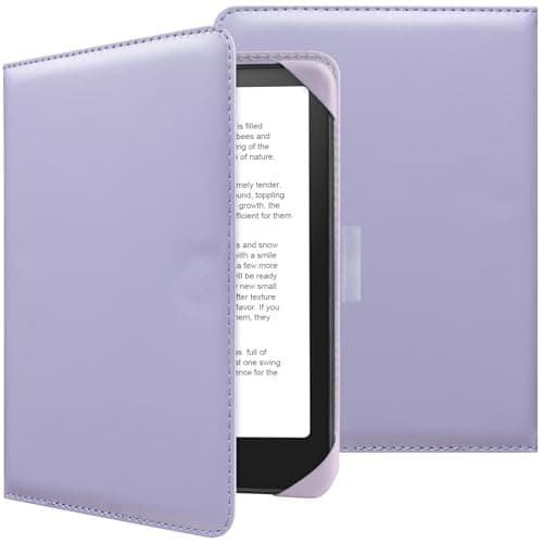 HoYiXi Universal Case for 6.8-7'' Kindle eReader Compatible with Paperwhite/Pocketbook and Tolino/Kobo Clara 2E/Kobo Clara HD,6.8" -7'' eReader Protective Cover with Built-in Card Slot,Purple — view 2