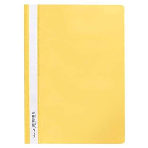 OFFICE CENTRE 1x Yellow A4 Project Folders, 2 Prong, Document Organiser