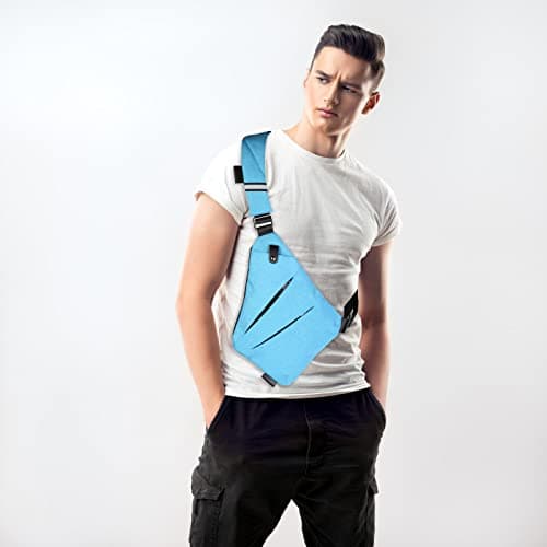 Ovecat Unisex Anti Theft Sash Sling Crossbody Bag — view 3