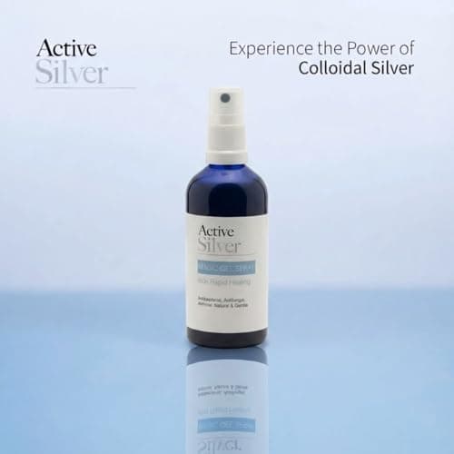 Active Silver Magic Gel Spray 100ml with Colloidal Silver and Aloe Vera, Bottle with Atomiser Spray for Each Application, Produced in the UK, for use in the Home or Ideal for Travel — view 4