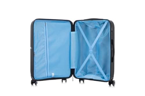 Preston Morgan Rolling Laptop case Super Lightweight Business Travel Suitcase on 4 Wheels and Built in TSA Lock | Black — view 6